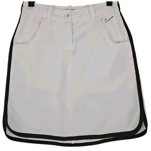 Nike Golf ~Woman Size 0~ White/Gray Tour Performance DRI-FIT Skort/Skirt. - Picture 1 of 15